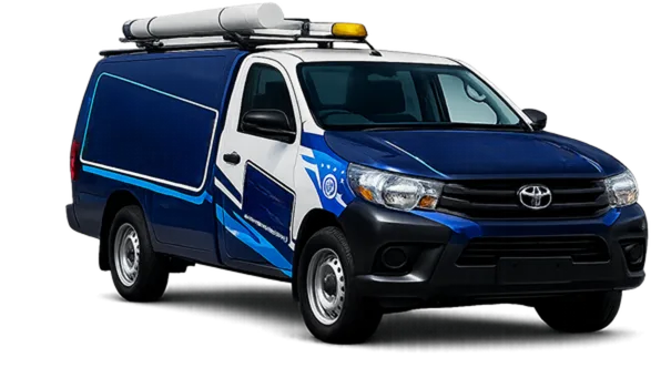 Our drain service van out on a Hunters Hill job
