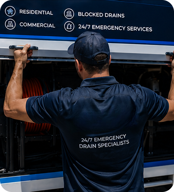 Licensed blocked drain plumber servicing a Hunters Hill home